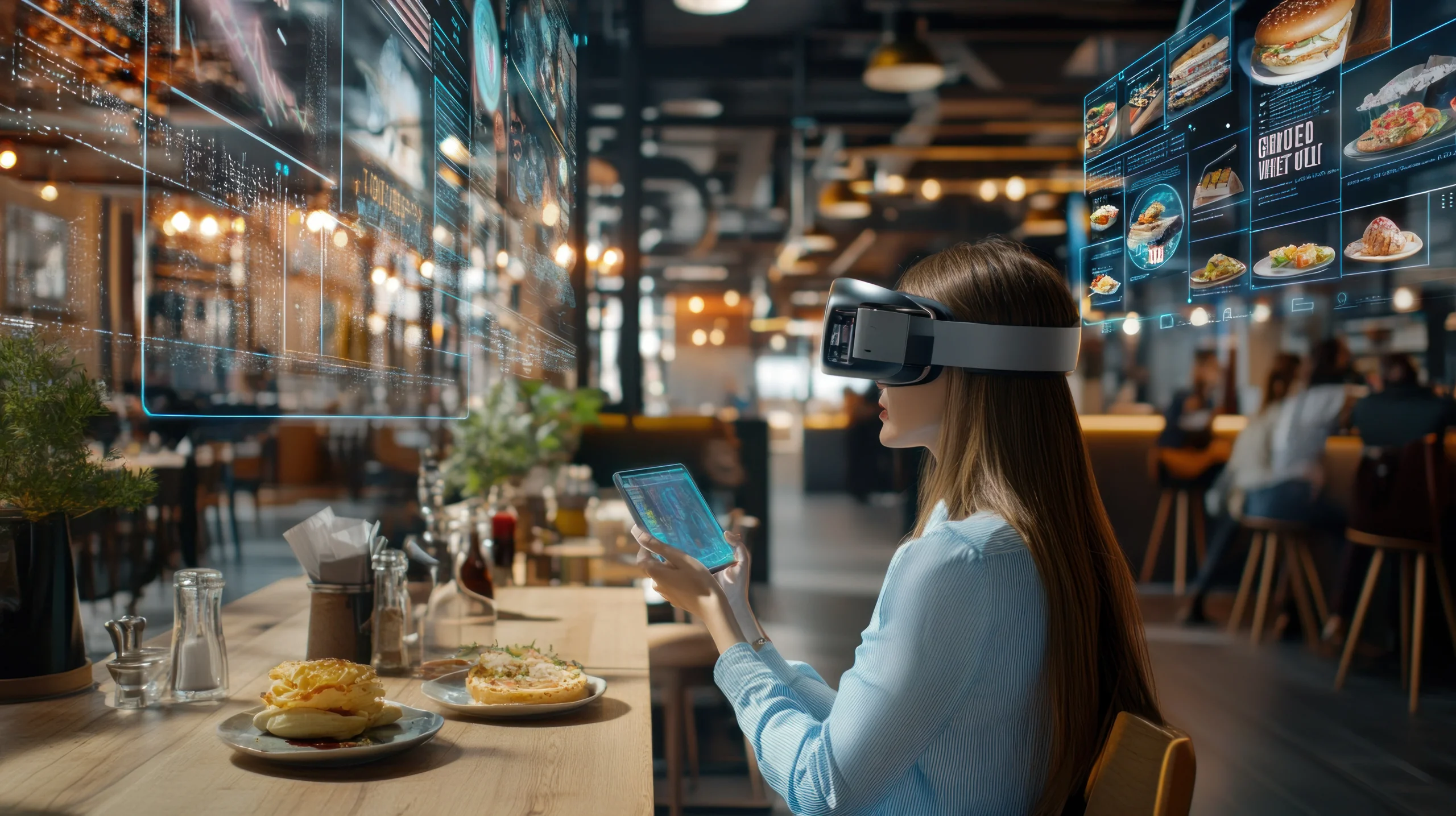 Futuristic restaurant concept