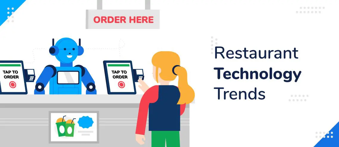 Future restaurant technology concept
